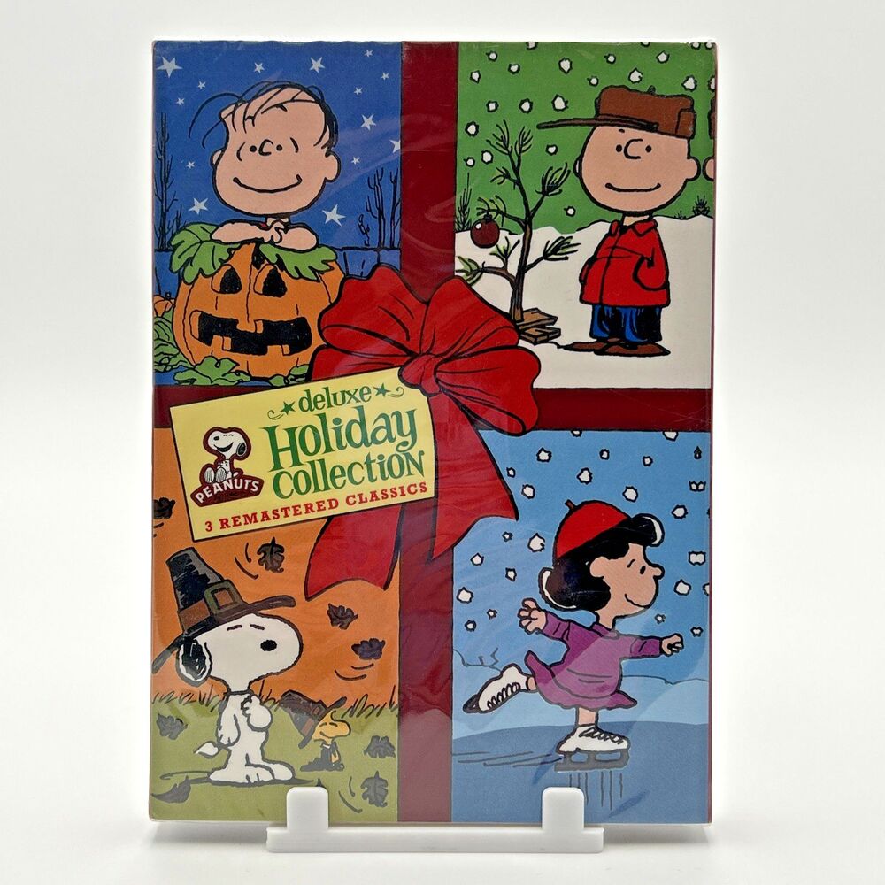 Peanuts Deluxe Holiday Collection 3 Disc DVD Charlie Brown Christmas Pumpkin NEW